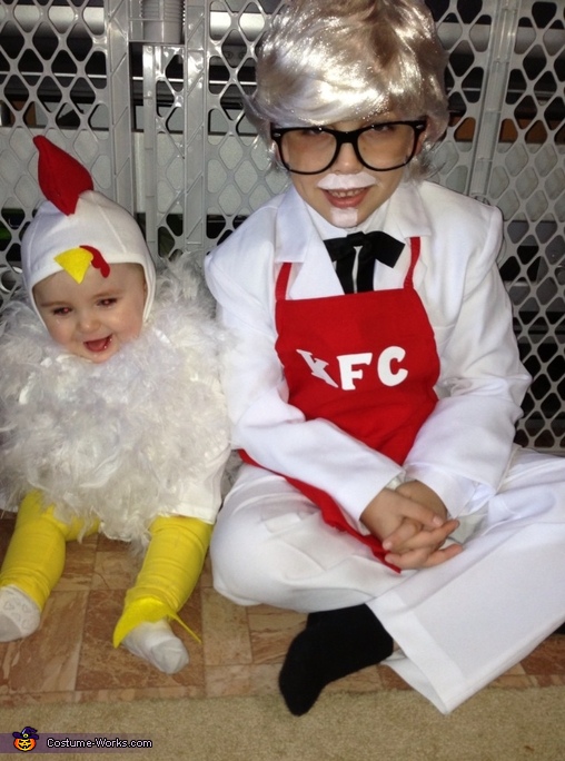 KFC Colonel Sanders and Chicken Kids Costumes