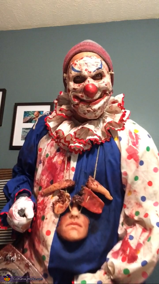 Killer Clown Adult Halloween Costume | Unique DIY Costumes - Photo 2/2