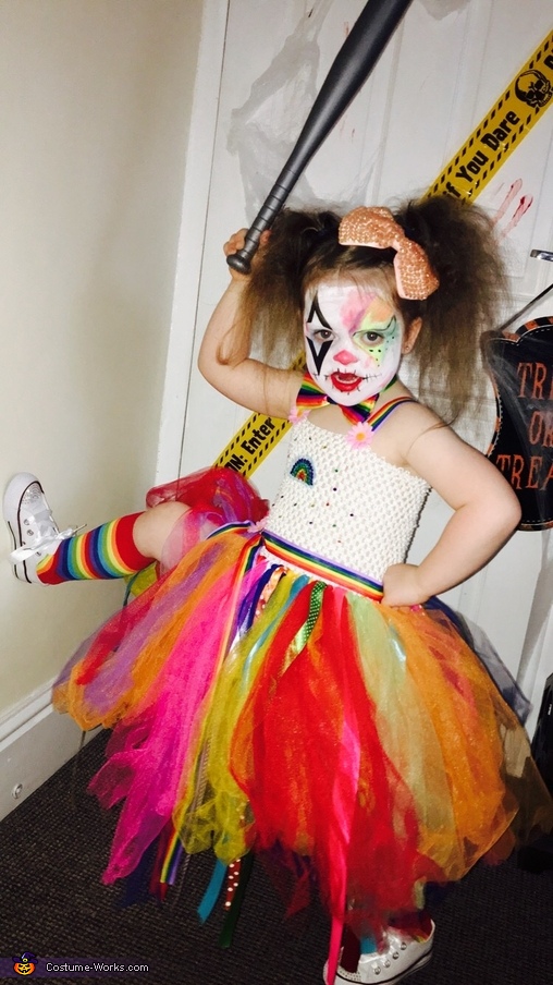 Killer Rainbow Clown Costume