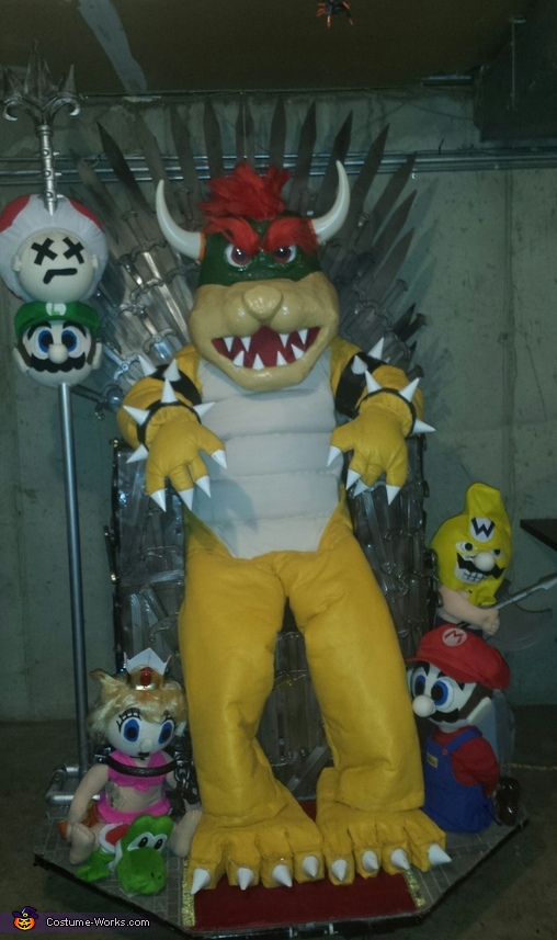 Homemade Bowser King Koopa Costume