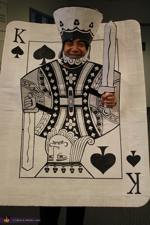 King of Spades Card Costume