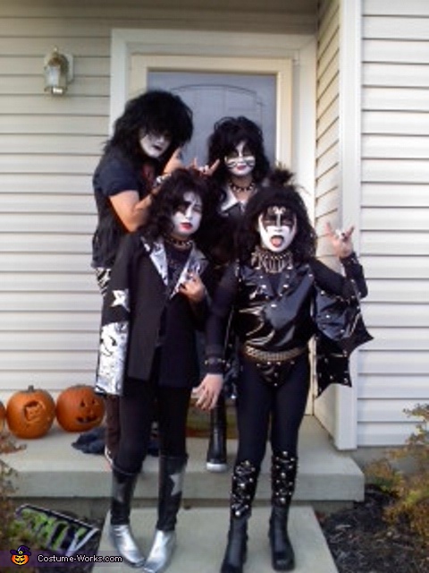 Kiss Band Costume for Group