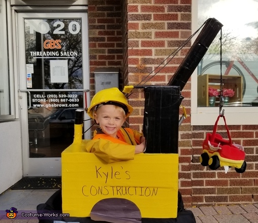 Kyle's Construction Crain Costume