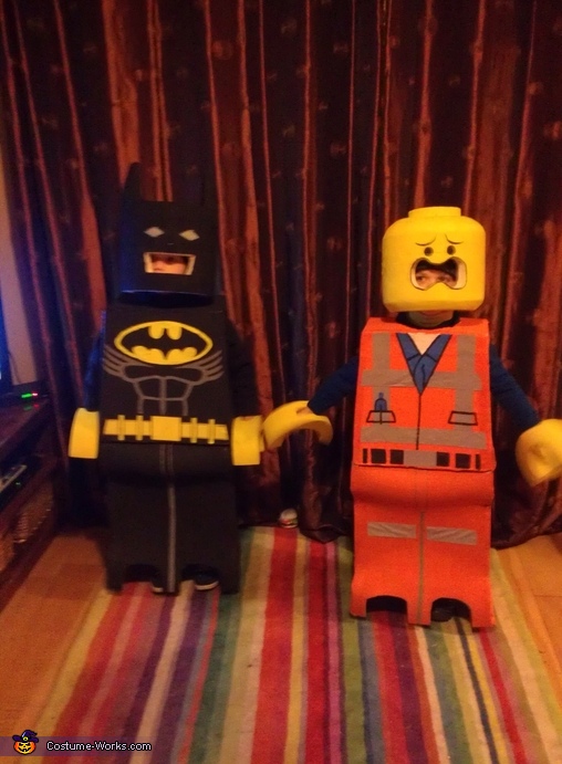 Lego Batman and Lego Emmet Costume