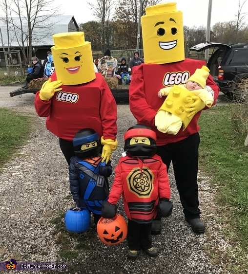 Showalter Lego Family Costume