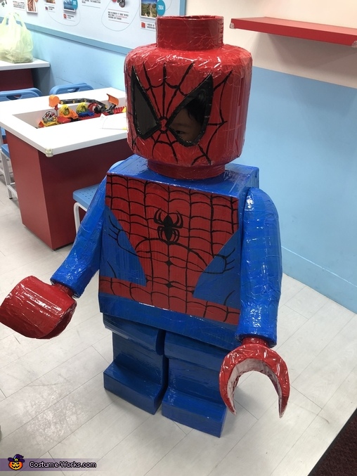 Lego Minifigure Spiderman Costume