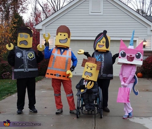 Lego Movie Family Costume