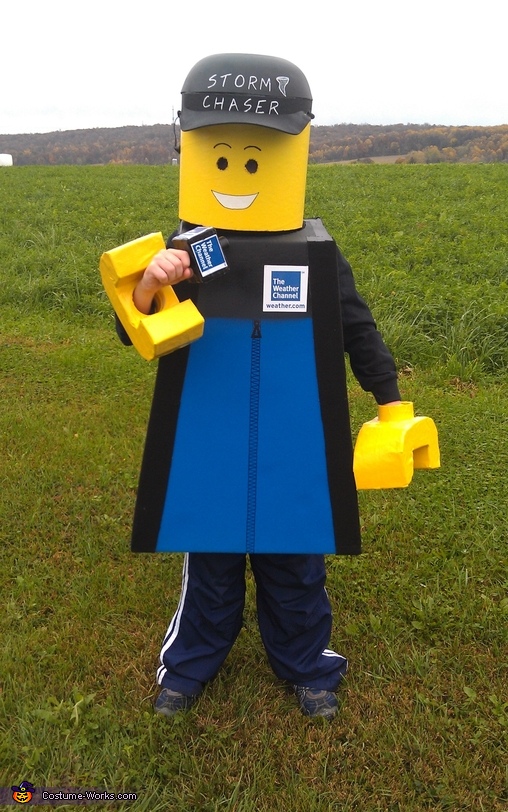 Lego Meteorologist Jim Cantore Costume