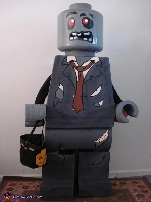 Lego Zombie Man Costume