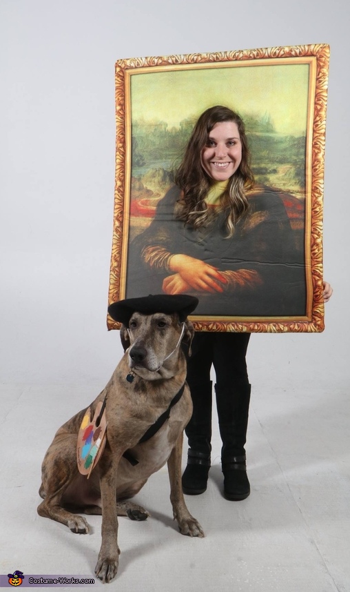 Leonardo Dog Vinci and The Mona Lisa Costume