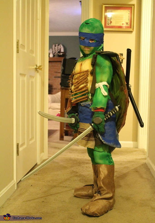 Easy $10 DIY Ninja Turtles Costume