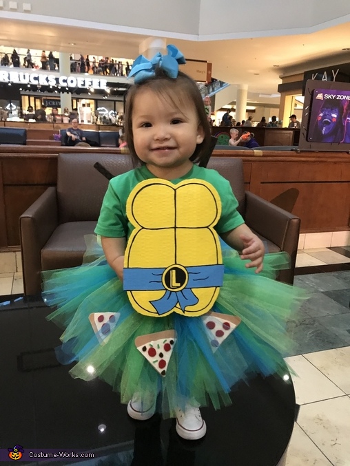 DIY Girl's Ninja Turtle Costume