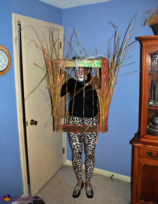 Leopard in a Jungle Cage Costume