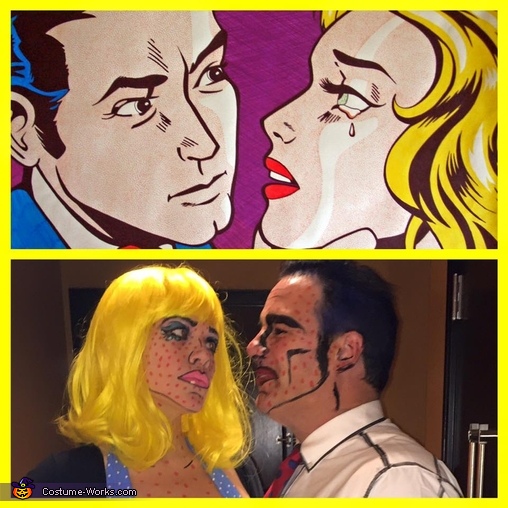 Lichtenstein Couple Costume | DIY Costumes Under $25