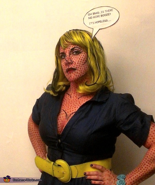 Lichtenstein Pop Art Lady Costume