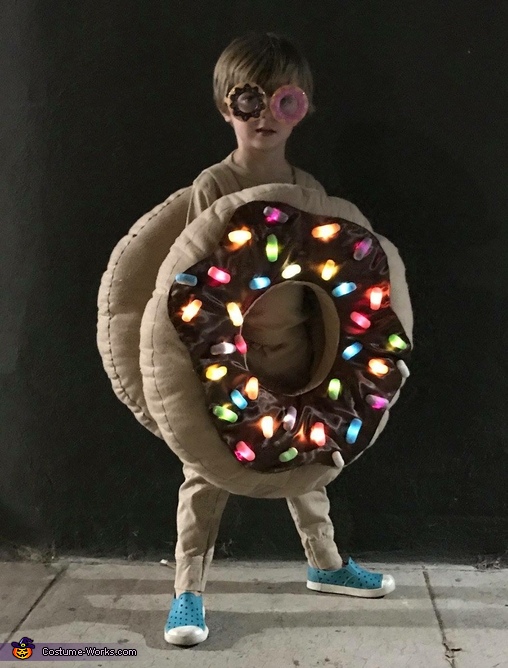 Light Up Chocolate Sprinkle Donut Costume