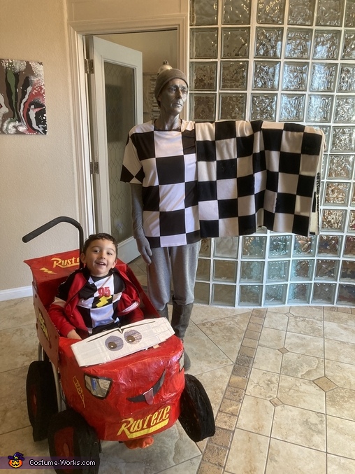 Lightning McQueen and the Checkered Flag Costume