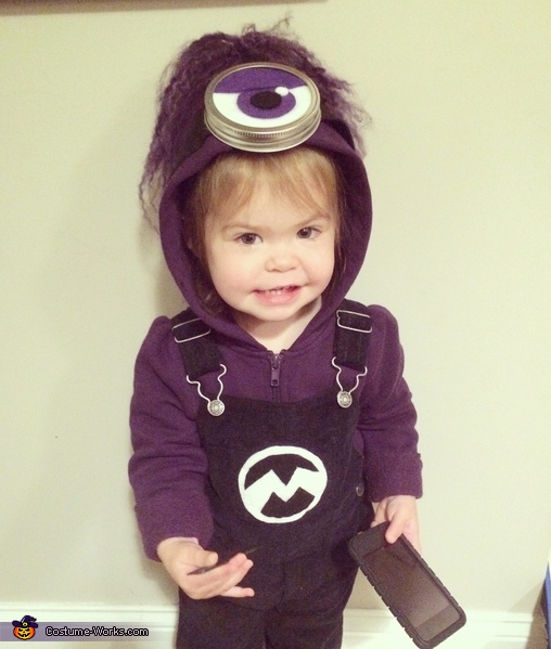 baby purple minion costume