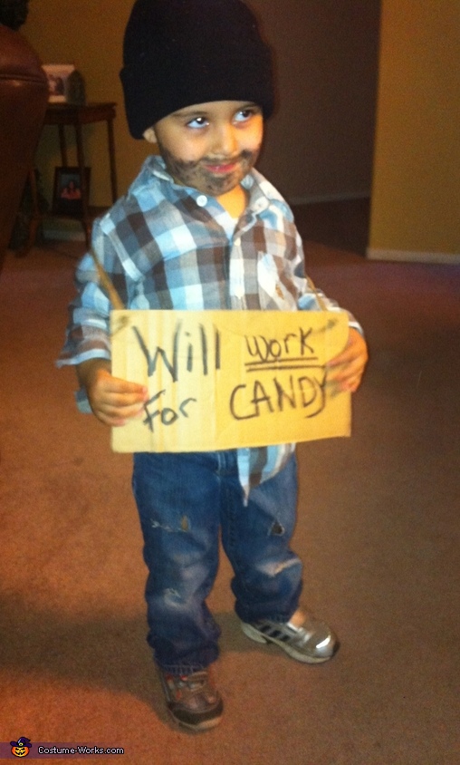 Lil Panhandler - Halloween Costume Ideas for Boys | Coolest DIY Costumes