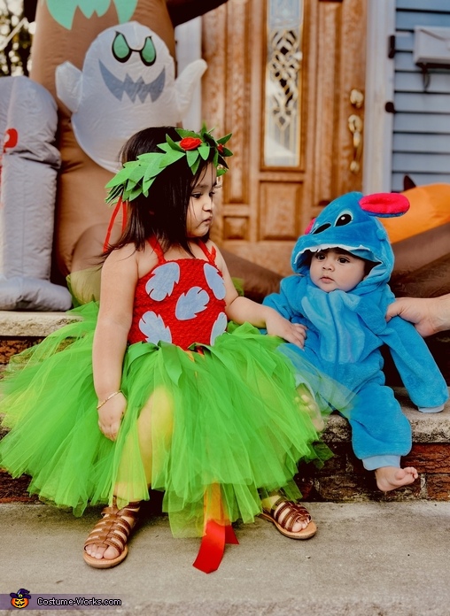 lilo and stitch costume  Lilo and stitch costume, Cute halloween costumes,  Baby halloween costumes