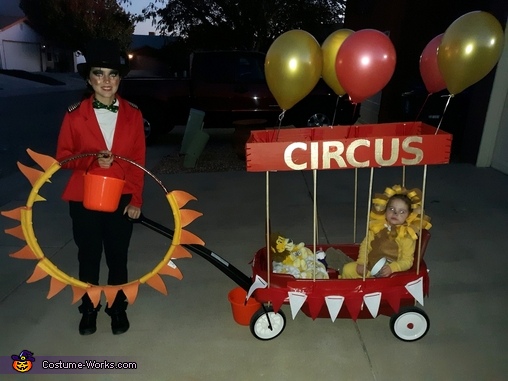 Lion Tamer and Lion Costume