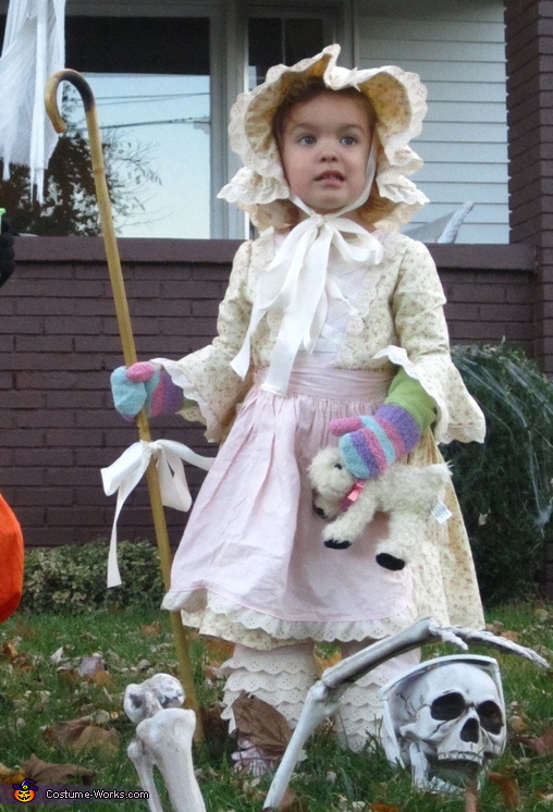 homemade little bo peep costume