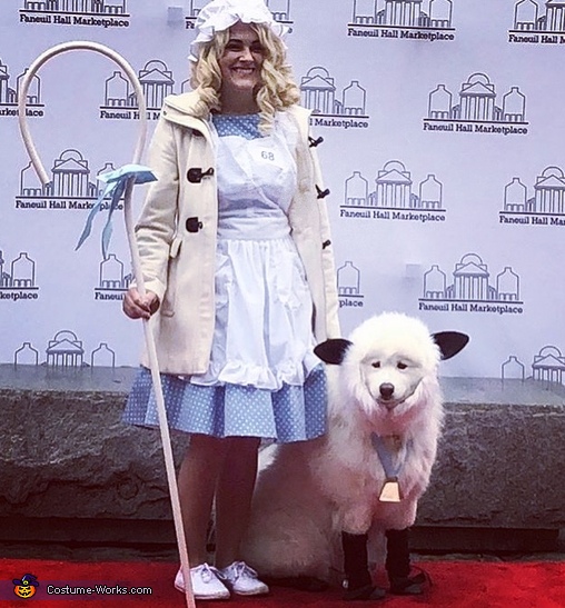 Little Bo Peep and her Sheep Costume