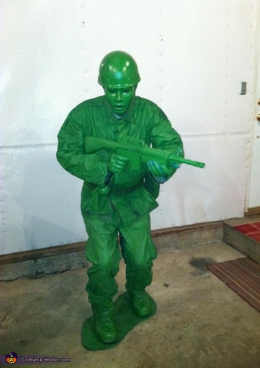 Little Green Army Soldier Costume