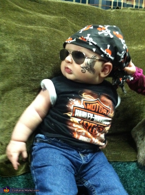 Little Harley Man Baby Costume