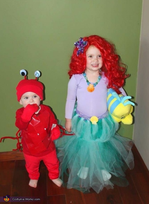 Little Mermaid and Sebastian Costume