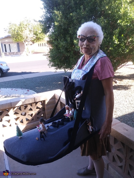 Little Old Lady who lives in a Shoe Costume
