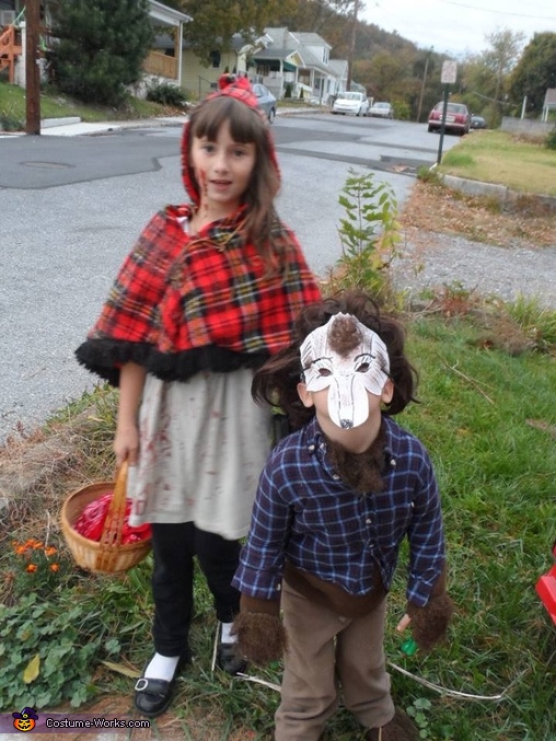 Little Red Riding and Werewolf Costume