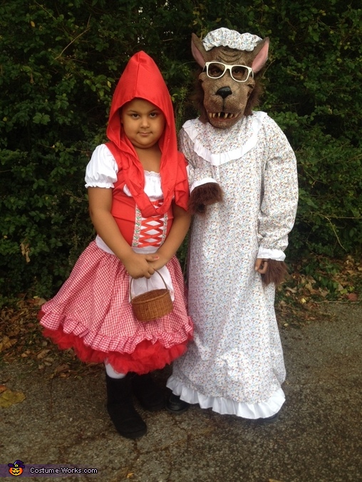 Little Red Riding Hood And Big Bad Wolf Costume Kids