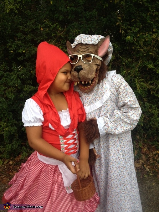 Little Red Riding Hood And Big Bad Wolf Costume Kids Photo 2 3