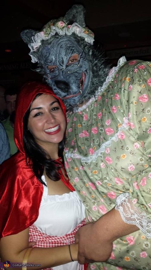 Little Red Riding Hood and her Big Bad Granny Wolf Costume