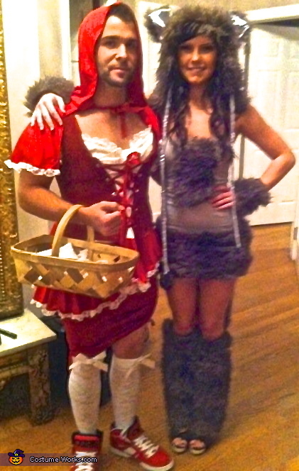 Little Red Riding Hood and the Big Bad Wolf Couples Costume