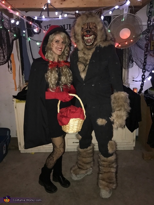 Little Red Riding Hood and the Big Bad Wolf Couple Halloween Costume ...