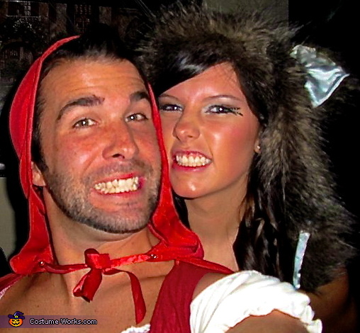 Little Red Riding Hood And The Big Bad Wolf Couples Costume Photo 4 4