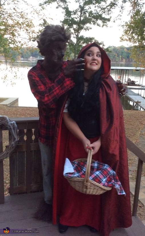 Adult Couple Little Red Riding Hood and the Big Bad Wolf ...