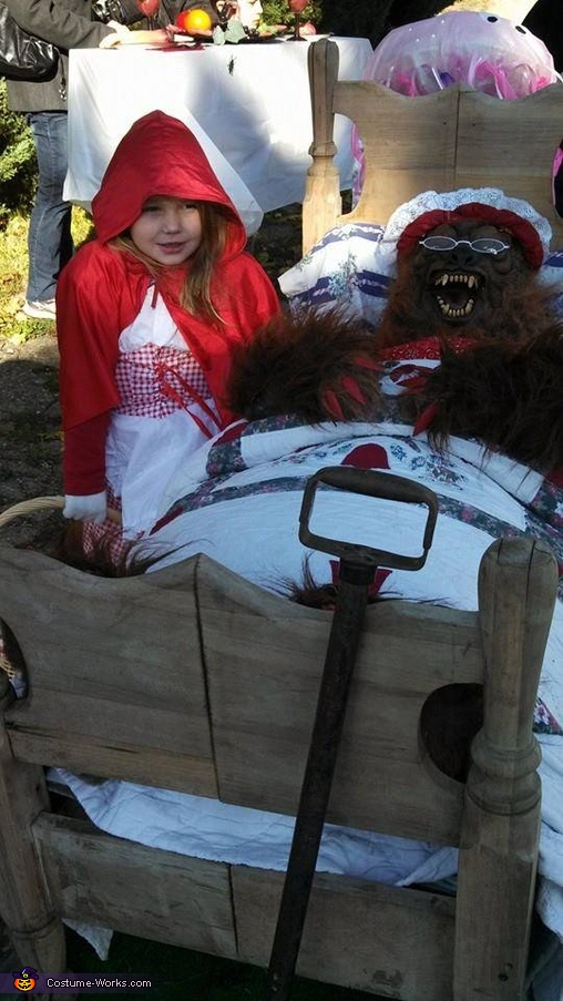 Little Red Riding Hood and The Big Bad Wolf Costume | Easy DIY Costumes