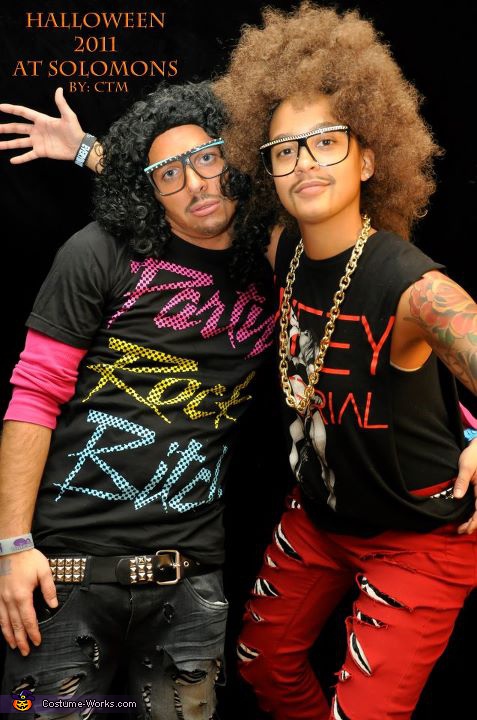 LMFAO RedFoo and Sky Blu Halloween costume idea for couples