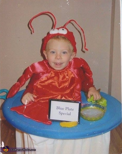 Lobster Blue Plate Special Costume