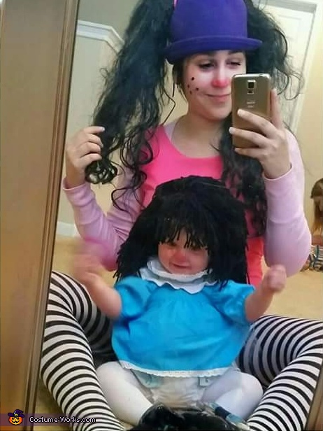 Loonette the Clown and Molly Dolly Costume