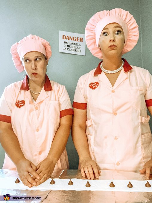 Lucy & Ethel at the Chocolate Factory Costume