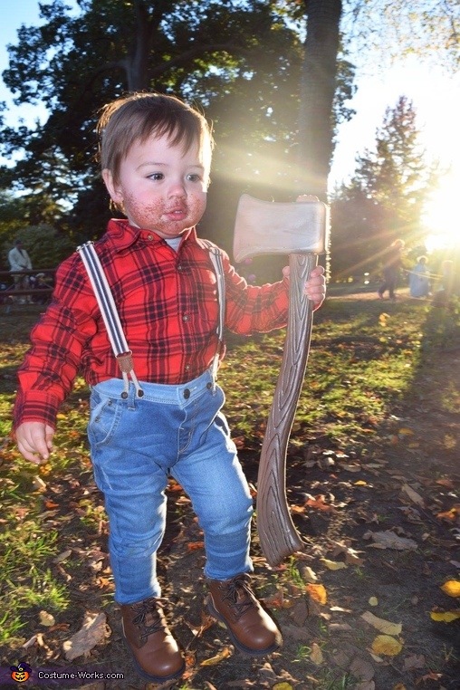 baby boy lumberjack outfit
