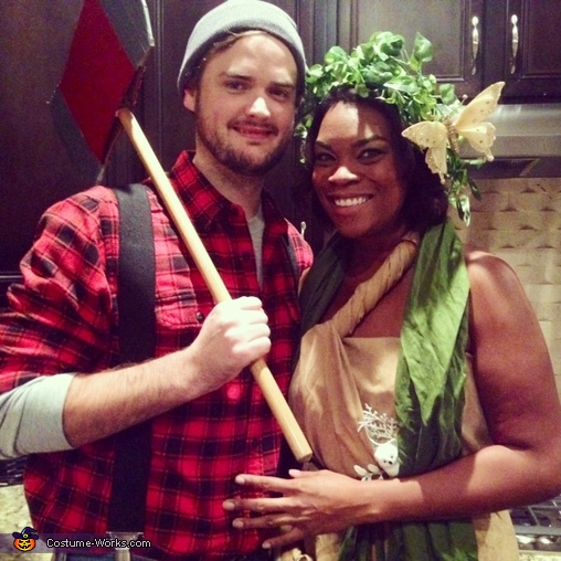 Lumberjack & Tree Couple Costume - Photo 2/2