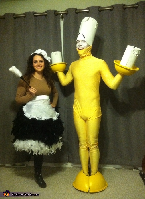 Lumiere and Babette Couple's Costume