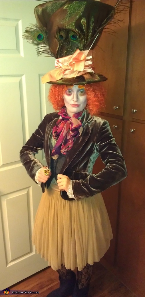 homemade mad hatter costume