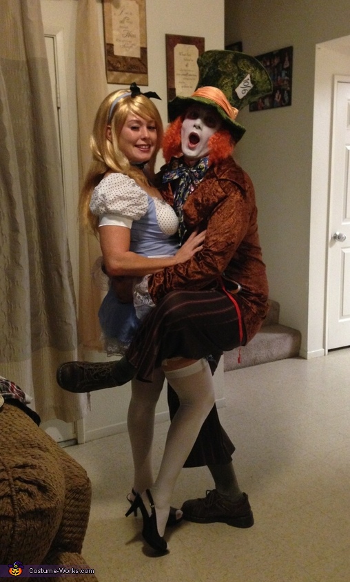 Mad Hatter and Alice in Wonderland Couple Costume