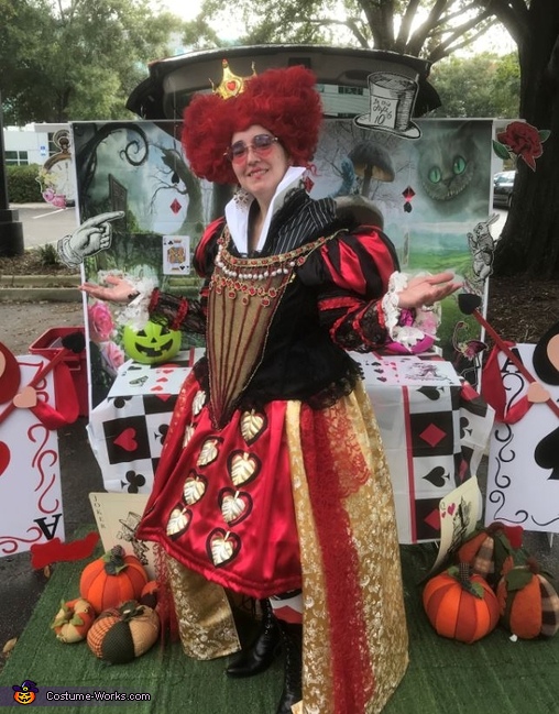 Mad Hatter and Queen of Hearts Costume | DIY Costumes Under $65 - Photo 5/5